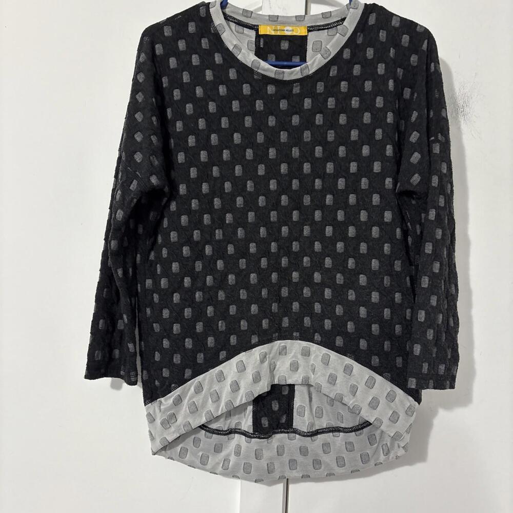 Cotton Innovation‎ Pullover Round Neck Long Sleeve Mix Colors Women's Size Small